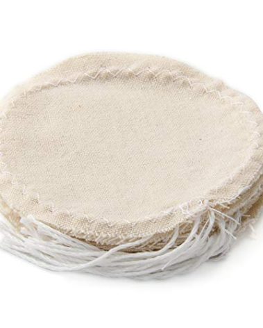 Diguo Coffee Syphon Cloth Replacement Filter for Hario Syphon, Yama Siphon and Other Syphon Coffee Maker, Balance Syphon Coffee Maker, Vacuum Pot Filters - Pack of 10 pcs
