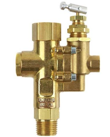 Air Compressor Pilot check valve unloader combination gas discharge 95-125 1/2" FPT TOP INLET X 1/2" MNPT OUTLET FOR GAS COMPRESSORS