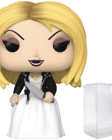 POP Bride of Chucky - Tiffany Funko Vinyl Figure (Bundled with Compatible Box Protector Case), Multicolor, 3.75 inches