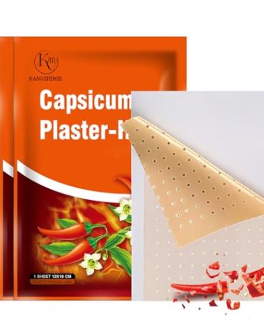 KZM KANGZHIMEI, XL Capsaicin Patches - 30 Pcs Hot Capsicum Patch - Heat Patches for Back, Knee, Neck and Shoulder, Joint and Muscle Reliving Patches Capsicum Plaster