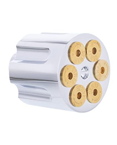 United Pacific 23399 Heavy-Duty Aluminum Gun Cylinder Air Valve Knob, .44mag Style, Screw-On Style, Chrome Plated, Strong & Durable - ONE Unit
