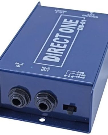 Passive Di direct box 1/4" instrument to balanced & unbalanced XLR
