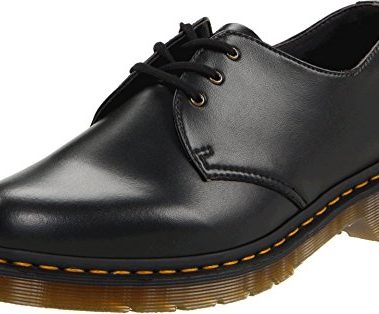 Dr. Martens Unisex Vegan 1461 Oxford Shoe, Black Felix Rub Off, 15 Women/14 Men