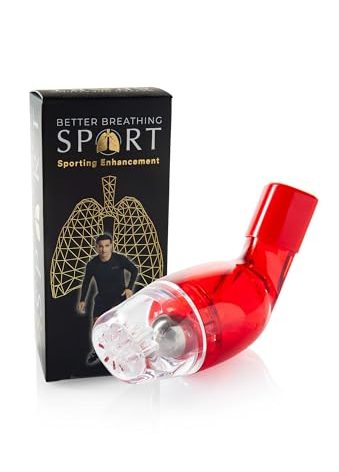 Better Breathing Sport - Exercise Breather Product and Fitness Trainer for Expiratory Breathing Performance & Lung Muscle Power Expander Exerciser to Expand Lung Capacity for Professional Athletes