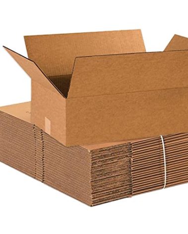 BOX USA Shipping Boxes Flat 18"L x 12"W x 6"H, 25-Pack | Corrugated Cardboard Box for Packing, Moving and Storage