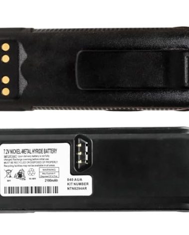 Teseko NTN8923/AR NTN8294/A/AR/B/BR Two-Way Radio Battery 2100mAh Ni-MH 7.2V Battery Compatible for Motorola XTS3000 XTS3500 XTS4250 XTS5000 XTS4250 RNN4006 MTP-200 MTP-300 with Belt Clip