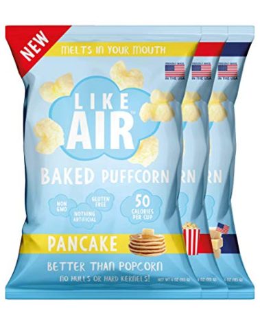 Like Air Baked Puffcorn (Variety Pack) | 3 Large Multi-Serve Bags | Unique & Delicious | Nothing Artificial