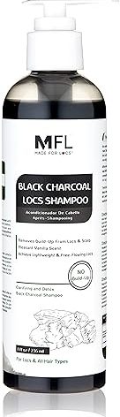 Made For Locs Black Charcoal Shampoo|Removes Locs Build-up | No Need To Dilute| 8 oz