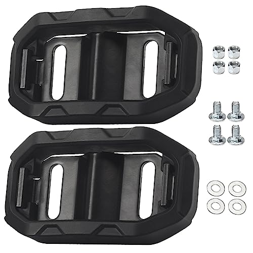MWEDP 72603100 Snow Blower Skid Plate Shoes Black Height Adjust Skid Shoe Kit for A-riens 939003 921005 921006 926027 Snowblower, Replace 726003 72600300 (2 Pack)
