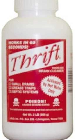 Thrift T-200 Drain Cleaner, 2-Pound by Thrift