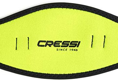 CRESSI Neoprene Mask Strap Cover, Lime