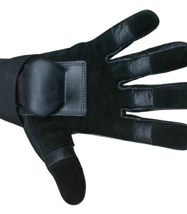 Hillbilly Wrist Guard Gloves - Full Finger (Black, Large)