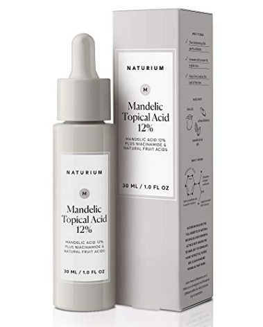 Naturium Mandelic Topical Acid 12%, Plus Niacinamide & Natural Fruit Acids, Anti-Aging Skin Care, 1 oz