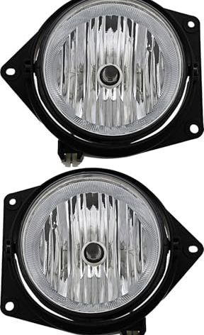 Compatible with Hummer H3 Fog Lights Lamps Set 2006 2007 2008 2009 2010 Driver and Passenger Side