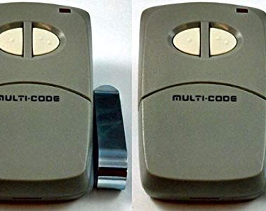 4120 2PACK Linear Multi-Code 2-Button Remote multicode MCS412001 300mh 3089 1090
