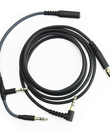 NewFantasia Replacement Audio Cable Compatible with EPOS H6Pro, GSP301, GSP302, PC38X, GSP602, GSP601, H3 Gaming Headsets 2m/6.6ft