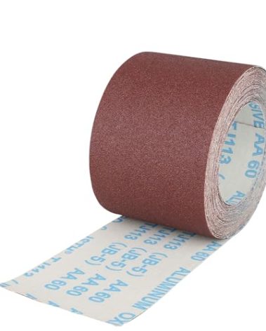 60 Grit Sandpaper Roll 4 Inch x 32.8 Feet Aluminum Oxide Emery Cloth Roll with Box 10 CM x 10 M Sanding Paper for Wood Sanding Automotive Polishing (60 Grit)