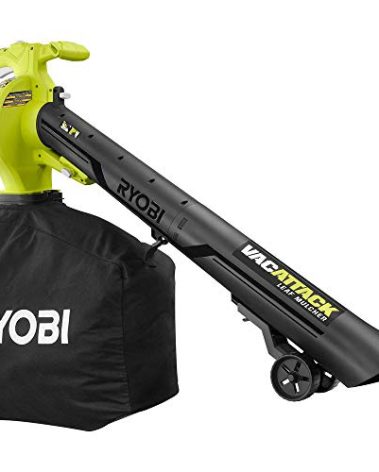RYOBI 40-Volt VacAttack Lithium-Ion Cordless Leaf Vacuum Mulcher with Metal Impeller,Variable Speed Dial, and Heavy Duty Bag (Battery and Charger Not Included)