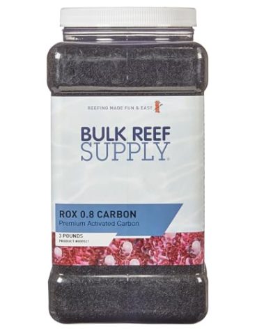 Bulk Reef Supply Premium ROX 0.8 Aquarium Carbon for Freshwater & Saltwater Aquariums (1 Gallon)