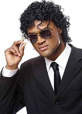 Franco American Novelty Company boys Wet Look Costume Wig, Black, One Size US