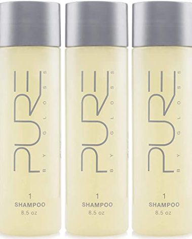 Pure By Gloss Shampoo – Fresh Lemon Scent – for All Hair Types – Cruelty Free and Paraben Free – Luxurious Moisturizing, Softening & Detangling Formula – for Men, Women, Kids – 8.5oz Each – 3 Pack