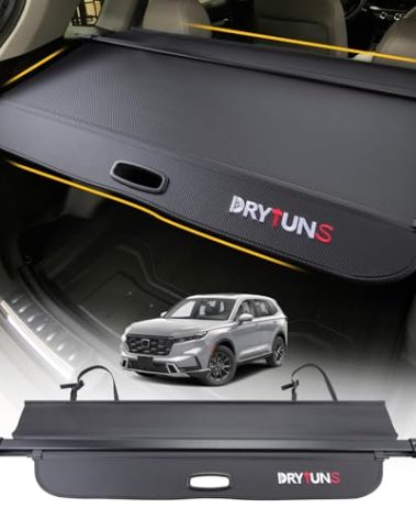 Drytuns Cargo Cover for Honda CRV 2026 2025 2024 2023, Retractable Cargo Trunk Cover for Honda CRV 2023-2026, w/Extension and Straps