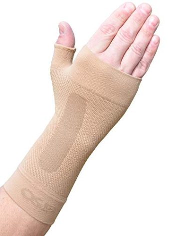 OrthoSleeve WS6 Compression Wrist Sleeve/Carpal Tunnel Wrist Brace, Supports Pain and Strain and Fatigue