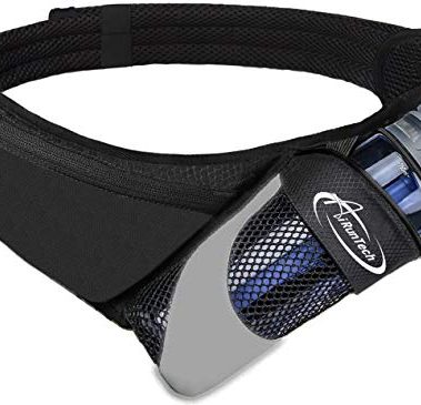 AiRunTech Running Hydration Belt with Water Bottle Holder,Hiking Fanny Pack for Phone and Wallet,Running Bag Runners Essentials Accessories Marathon Triathlon Walking Jogging Gear Gift