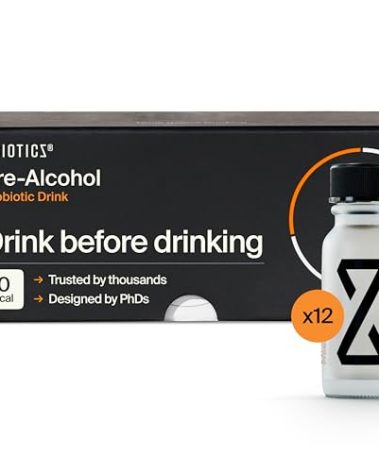 ZBiotics — Feel Better After Drinking, Wake Up Refreshed, Science-Backed, Patented Probiotic for Easier Mornings, Travel-Friendly, 12-Pack of 0.5 Fl Oz Bottles