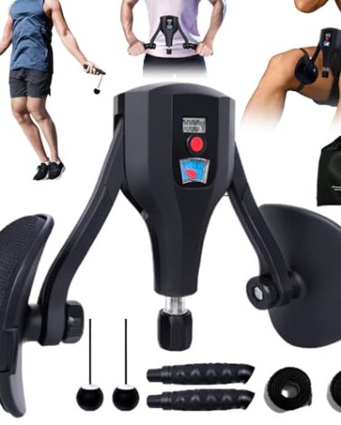 Hiyoga Thigh Trainer 0-132 lbs Adjustable Resistance Pelvic Floor Muscle Kegel Exerciser, Thigh Exerciser & Booty Trainer for Women & Men, Pelvic Floor Exercise Workout Machine (Black)