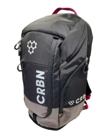 CRBN Pickleball - Backpack - Pro Team Pickleball Bag - Padded Compartment with Space for 3 Paddles, Shoes & More