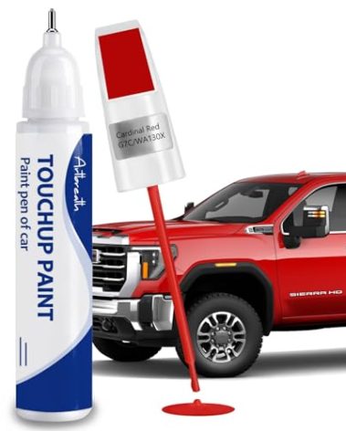 Cardinal Red(G7C/WA130X) Touch Up Paint for GMC-Exact Match–Chips and Nicks Car Paint Scratch Repair Kit Automotive Paint Pen for Sierra 1500/2500 HD/Acadia/Canyon/Savana/Terrain