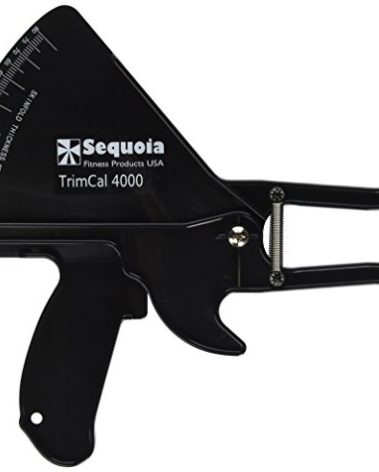 Sequoia Fitness TrimCal 4000 Body Fat Caliper (Black) [Health and Beauty] with Fat% Chart