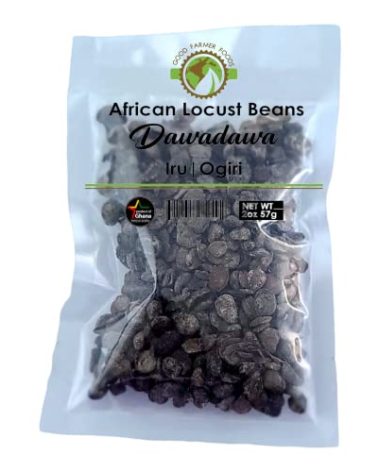 Good Farmer Foods Dawadawa African Locust Beans Dried loose| Dawadawa | Iru | Ogiri | 2oz