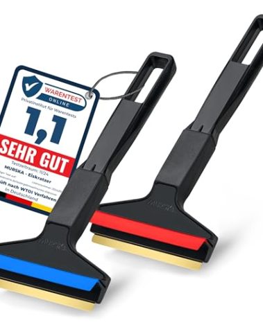 L&P Car Design A053-2 Set of 2 Pieces ice Scraper Murska 210mm ice Scraper Brass Scraper 90mm from Finland