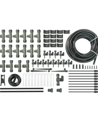 Vego Garden Irrigation Kit - Drip Irrigation System for Raised Garden Beds, Efficient Watering Solution for Vegetables, Flowers, and Plants, Easy DIY Installation (Large)