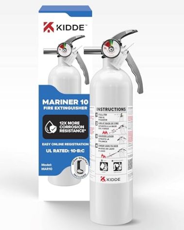 Kidde Fire Extinguisher for Boats, Single-Use 10BC