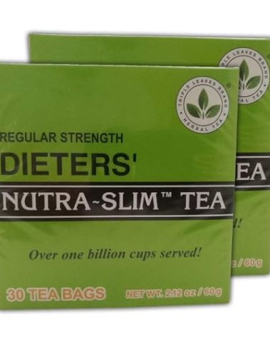 Triple Leaves Brand Nutra-Slim Tea, Regular Strength Dieters' Tea - Dietary Detox, 30 Tea Bags