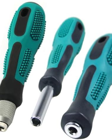 3 Pieces 1/4 Hex Screwdriver Bit Holder Handle Set with, Quick Change,Magnetic and Direct Insertion Handles