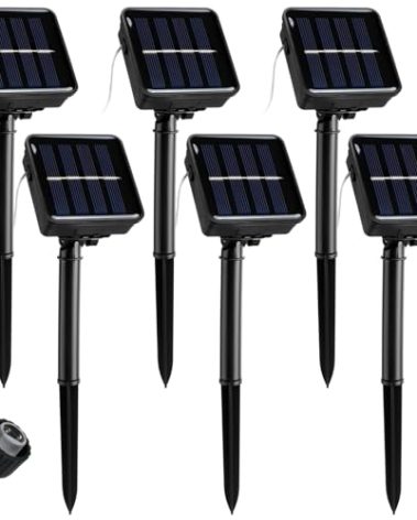 Tellegloww 6 Set Replacement Solar Panel 1.2v 600ma Replacement Parts for Lights with 6.56ft Power Cord Waterproof Panel for Outdoor Lights Flower Garden Landscape Patio Decor