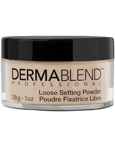 Dermablend Loose Setting Powder, Cool Beige Face Powder & Finishing Powder Makeup for Light, Medium and Tan Skin Tones, Mattifying Finish and Shine Control, 1oz