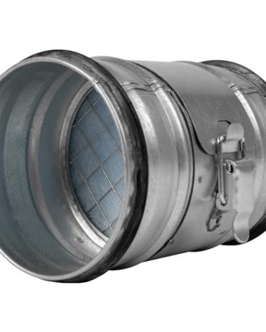4" Inch Inline Round Duct Filter - G4 Class Filter with Mesh Screen - Dust Collection and Air Purification - Rigid or Flexible Vent Hose Filter