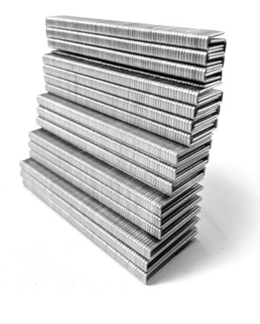 Toicann 18 Gauge Norrow 1/4" Crown Staples 304 Stainless Steel 18 GA Staples for Pneumatic, Electric Stapler (1-1/2"+1-1/4"+1"+3/4"+1/2")