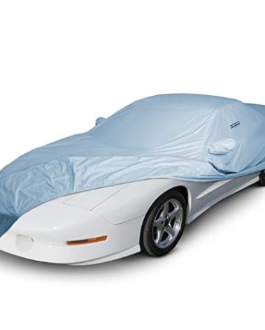 iCarCover Custom Car Cover for 1991-1997 Pontiac Trans AM, Waterproof All-Weather Rain Snow UV Sun Protector Full Exterior Indoor Outdoor Car Cover with Strap