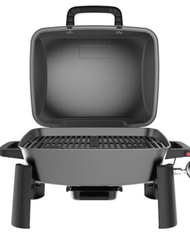 Nexgrill 1-Burner Portable Propane Gas Grill with Lid, Piezo Ignition, 10,000 BTUs, 183 SQ In, Compact Tabletop Grill for Outdoor Cooking, Camping, Tailgating, Gardens, Patios, and More - 820-BC002