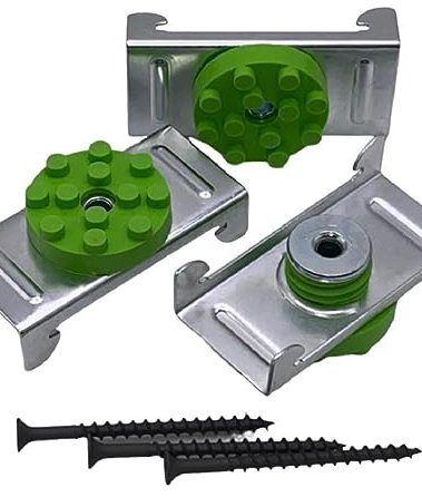 QUSTICS QuietClip CIC (Genuine), Sound Isolation Clip; Pack of 50 Pcs. + 50 x 2.5 Drywall Mounting Screws