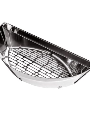 SnS Grills Patented Slow ‘N Sear® Deluxe Insert - Stainless Steel Charcoal Basket with Removeable Water Reservoir for Low ‘N Slow Smoking & Charcoal Grilling on Weber & Other Kettle Grills - 22 in