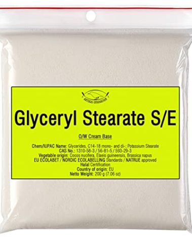 Glyceryl Stearate S/E - 7.06 oz - Self-Emulsifying Wax - Potassium Stearate - Glycerides - Emulsion Stabilizer - Emulsifier - for DIY Cosmetics and Other Craft Projects