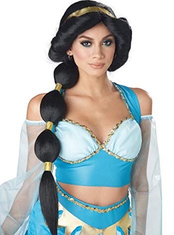 California Costumes Womens Desert Princess Wig, Black