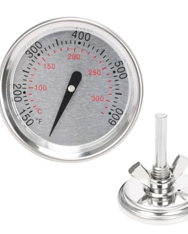 QuliMetal 60540 67031 Grill Thermometer Replacement for Weber Charcoal, GS4 Spirit II & I 200/300, Q Series, 7581 Accurate Temperature Gauge for Weber Spirit E/S 210, 220, 310 Grill, 1-13/16" Dia